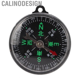 Calinodesign Portable Pocket  Plastic Material Accurate Classic Round Chassis Green Direction Label for Outdoor Camping