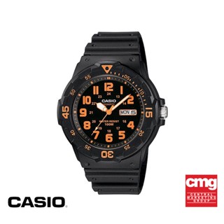 CASIO นาฬิกาข้อมือ CASIO รุ่น MRW-200H-4BVDF วัสดุเรซิ่น สีส้ม