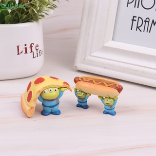 [GOGJIG5] โมเดลฟิกเกอร์ PVC อนิเมะ Toy Story Gashapon Alienพิซซ่า Hot Dog Donut UOO