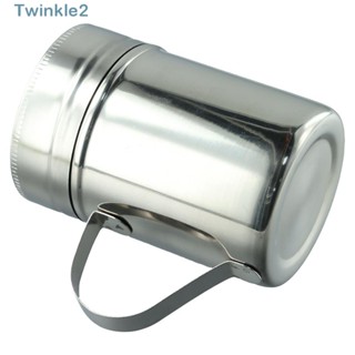 Twinkle ขวดสเตนเลส ขนาดใหญ่ พร้อมที่จับ สําหรับใส่เครื่องเทศ บาร์บีคิว ใช้กลางแจ้ง