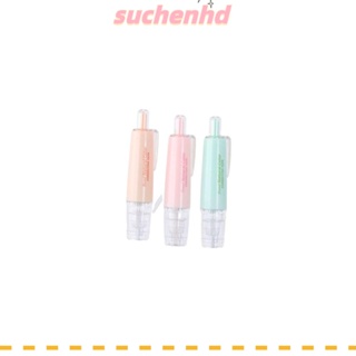 Suchenhd เทปลบคําผิด สีขาว 6 ม.*5 มม. 3 ชิ้น สําหรับสมุดภาพ สํานักงาน 3 ชิ้น