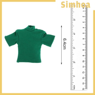 [SIMHOA] เสื้อยืดลําลอง แขนสั้น สเกล 1/12 แฮนด์เมด สําหรับตุ๊กตา 6 นิ้ว