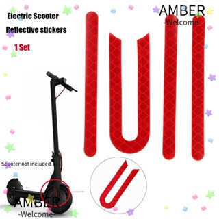 Amber สติกเกอร์ติดยางสกูตเตอร์ไฟฟ้า สําหรับ Mijia M365 1 ชุด