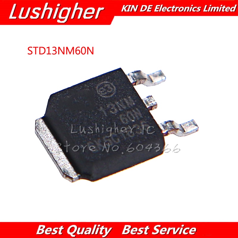 10 ชิ้น STD13NM60N ถึง-252 13NM60 ถึง 252 STD13NM60 13N60 13NM6