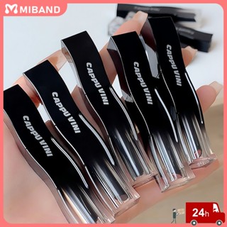 พร้อมส่ง Cappuvini Black Tube Lipstick Scrub Moisturizing Long Lasting Lipstick Beauty Lip Makeup Pk Pinkflash