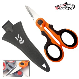 เดินปลาสแตนเลสถักสายการประมงกรรไกรมัลติฟังก์ชั่แบบพกพาตกปลาใ…