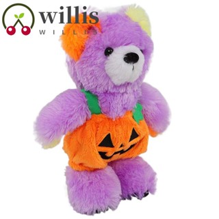 Willis ตุ๊กตาหมีฟักทอง ฟักทอง ของเล่นสําหรับเด็ก ปาร์ตี้ ปีศาจ ฟักทอง แมว หมี ตุ๊กตา ตกแต่งบ้าน ตุ๊กตาฟักทอง ตุ๊กตาแมว ตุ๊กตา