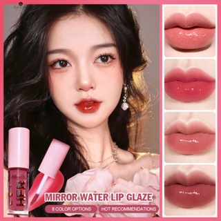 ใหม่ของเธอ Beauty Cute Liquid ลิปสติก Matte Soft Long Lasting Moisturizing สีชมพูแต่งหน้า TECH3