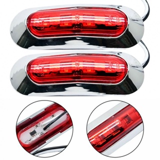 ⚡NEW 9⚡Side Marker Light Parking Light Set Waterproof 2Pcs ABS+ PMMA Light Cover