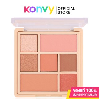 Mei Linda Color Code Blush Eye Palette 10.6g #01 Eye Candy เมลินดา พาเลทอายแชโดว์ พร้อมบลัชออน.