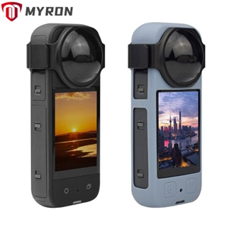 Myron ฝาครอบเลนส์ ป้องกันรอยขีดข่วน สําหรับ Insta360 X3