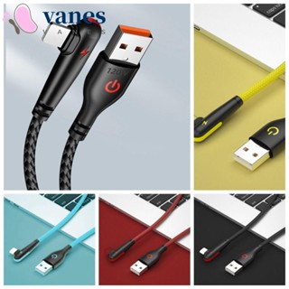 Vanes1 สายชาร์จ USB Type C 90 องศา ชาร์จเร็ว 90 องศา 1 1.5 2 ม.