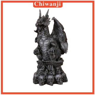 [Chiwanji] รูปปั้นเรซิ่น รูปมังกร สไตล์โกธิค สําหรับตกแต่งบ้าน