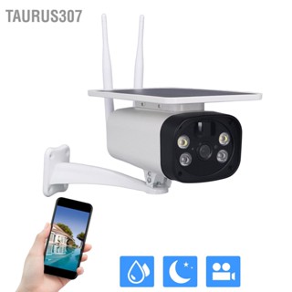 Taurus307 กล้องรักษาความปลอดภัยพลังงานแสงอาทิตย์ไร้สาย 1080P 2MP Low Power Full Color Night Vision สำหรับโฮมฟาร์มกลางแจ้ง