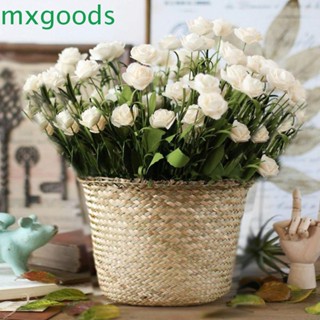 Mxgoods ตะกร้าเก็บของเล่น แฮนด์เมด สําหรับตกแต่งสวน