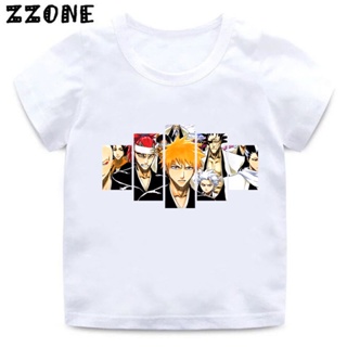 ใหม่ เสื้อยืด พิมพ์ลายการ์ตูนอนิเมะ Bleach Kurosaki Ichigo แฟชั่นฤดูร้อน สําหรับเด็กผู้ชาย ผู้หญิง ooo5854