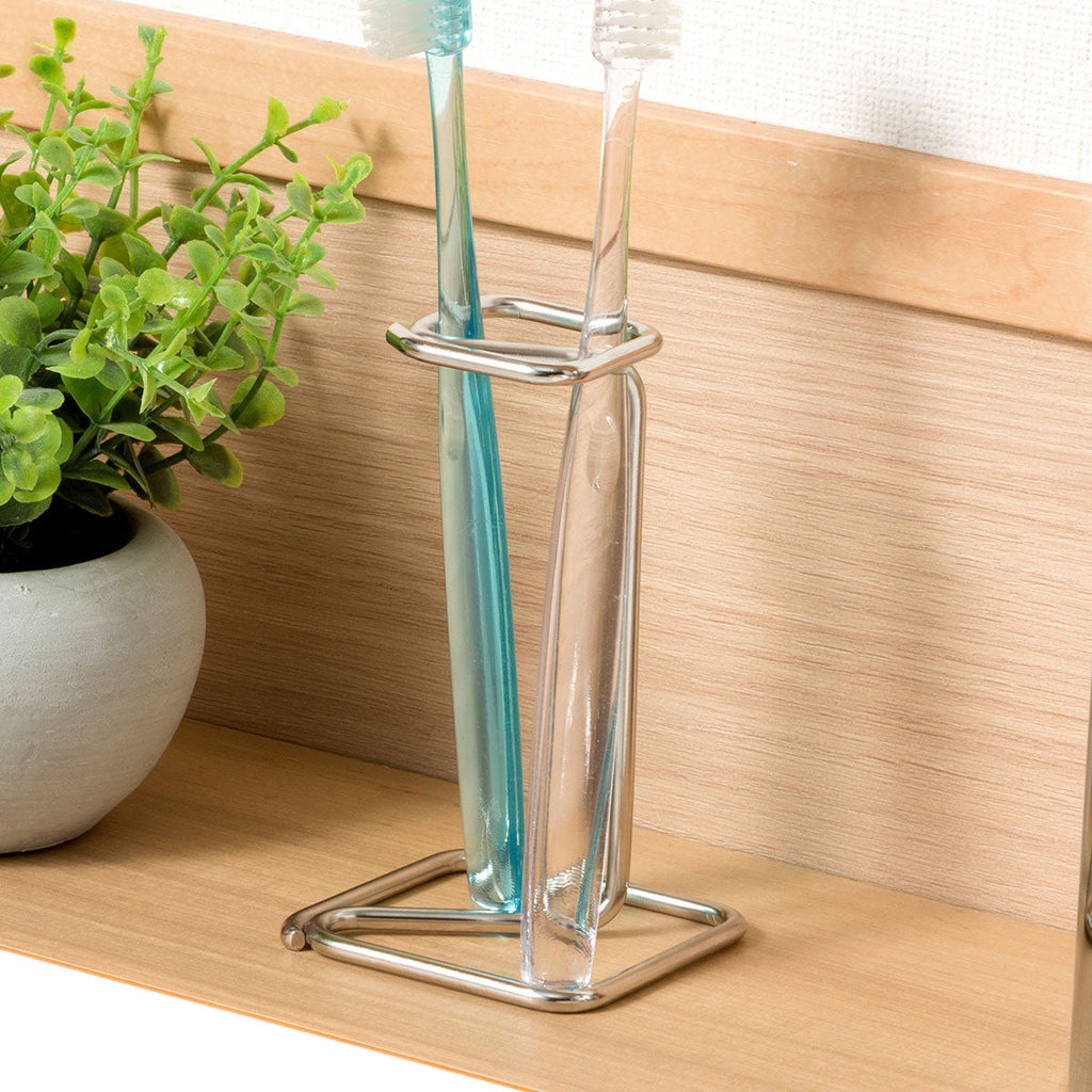 NITORI ที่ใส่แปรงสีฟันสแตนเลส Stainless Wire Tooth Brush Holder Single