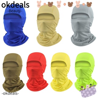 OKDEALS หมวกกันน็อค แบบเต็มหน้า ป้องกันรังสียูวี สําหรับขี่รถจักรยานยนต์