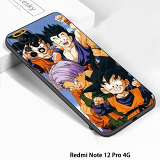 เคสโทรศัพท์ซิลิโคน TPU แบบนิ่ม ลายการ์ตูนดราก้อนบอล กันกระแทก สําหรับ Redmi Note 12 4G 5G Note 12 Pro Speed Note 12 Pro Plus 5G 4G