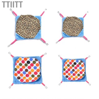 Ttiitt Hamster Hammock Warm Comfortable Multipurpose Small  Hanging Bed Toys for Guinea Pig Rat Ferret