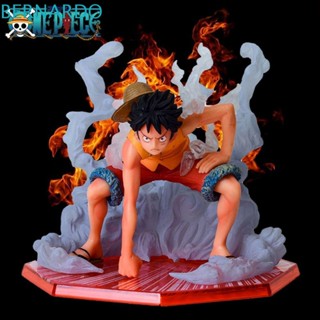 Bernardo โมเดลตุ๊กตาฟิกเกอร์ ลูฟี่ ลิง D Luffy Second Gear Battle Luffy ขนาดเล็ก ของขวัญ สําหรับตกแต่ง