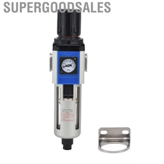 Supergoodsales Air Filter Pressure Regulator Water Oil Separator with Gauge Accessory