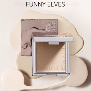 Funny Elves แป้งฝุ่นคอนซีลเลอร์ ควบคุมความมัน กันน้ํา ติดทนนาน กระชับรูขุมขน