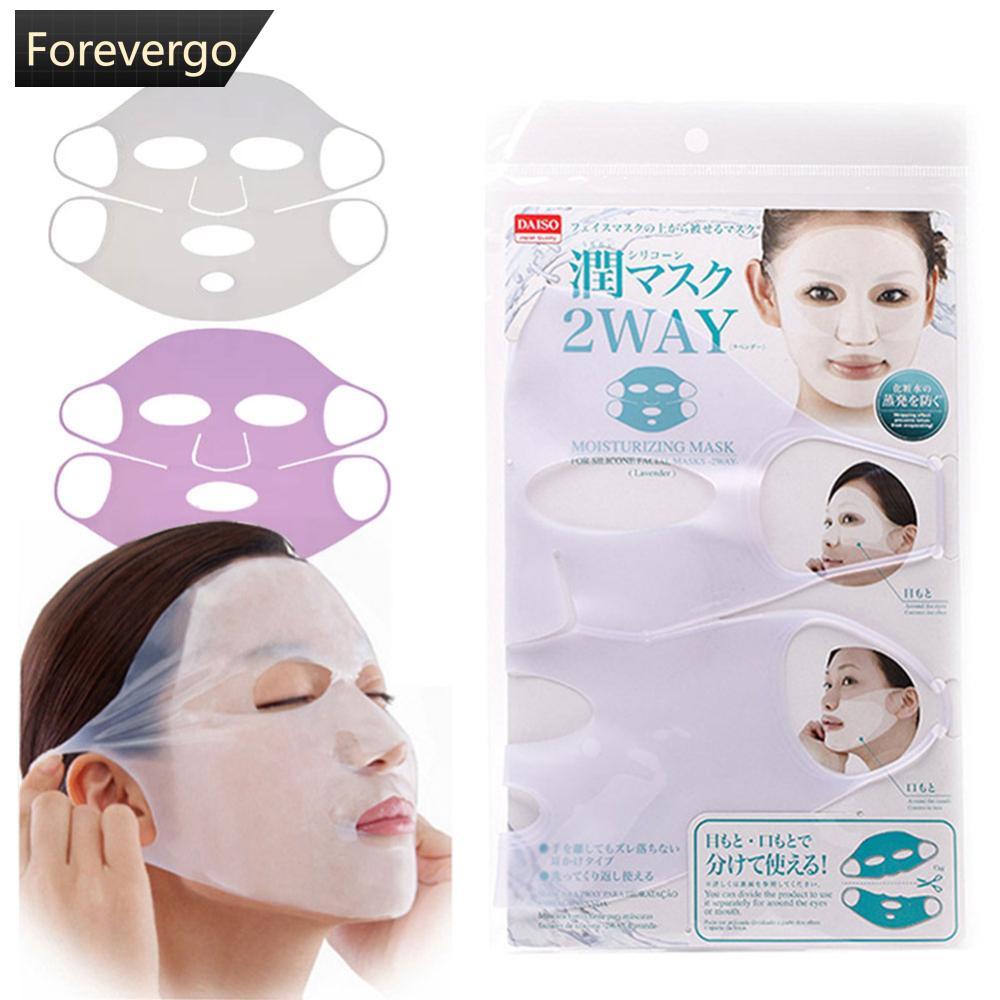 Forevergo หน้ากากซิลิโคน รูปตัว V ใช้ซ้ําได้ สําหรับดูแลผิวหน้า C8U7