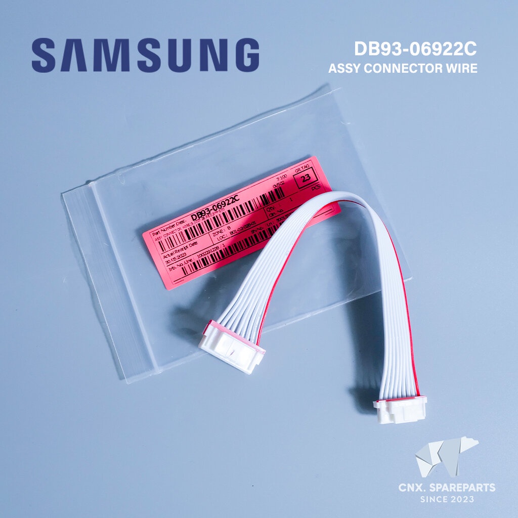 DB93-06922C สายแพรแอร์ Samsung สายไฟต่อเข้าแผงรับสัญญาณรีโมท ASSY CONNECTOR WIRE สาย 9 เส้น ใช้คู่กั