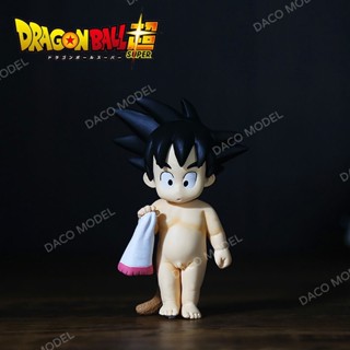 โมเดลฟิกเกอร์ Dragon Ball Bath Goku น่ารัก สร้างสรรค์ สําหรับตกแต่งเค้กวันเกิด