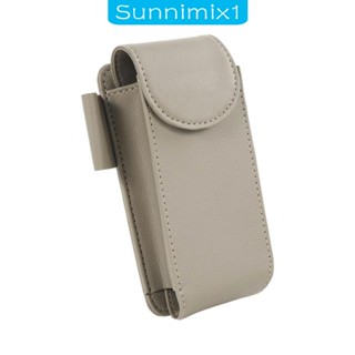 [Sunnimix1] คลิปหนีบแว่นตากันแดด หนัง PU สําหรับรถยนต์ รถบรรทุก SUV