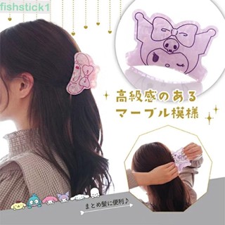 Fishstick1 กิ๊บติดผม รูปอุ้งเท้าฉลาม Mymelody Pompom Purin สําหรับผู้หญิง