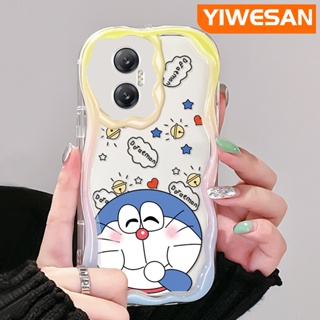 เคสโทรศัพท์มือถือ ซิลิโคนนิ่ม ใส กันกระแทก ลายการ์ตูนโดราเอมอน สีครีม สําหรับ Infinix Hot 20 Hot 20i Hot 20 Play Hot 30 Hot 30i Hot 30 Play