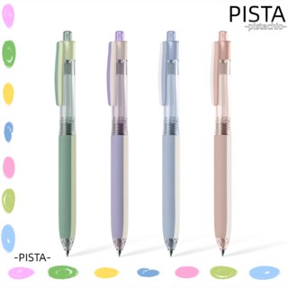 Pista ปากกาเจล พลาสติก 0.5 มม. สีดํา คุณภาพสูง สําหรับสํานักงาน 4 ชิ้น