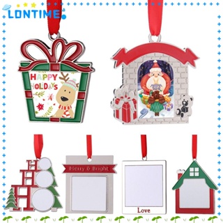 Lontime จี้รูปซานตาคลอส กวาง โลหะผสมสังกะสี สําหรับตกแต่งต้นคริสต์มาส คาเฟ่