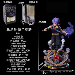 ฟิกเกอร์ Tyrannosaurus Club T-Rex Dragon Ball Sixth Resonance Series Trunks gk บรรจุกล่อง สําหรับตกแต่ง MNHX