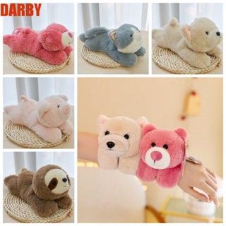 Darby สร้อยข้อมือตุ๊กตาหมีแพนด้าน่ารัก สีชมพู พร้อมห่วง ของขวัญปีใหม่