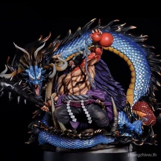 โมเดลฟิกเกอร์ One Piece Kaido Dragon Type Kaido Wano Country Four Emperor Beasts ขนาดใหญ่ สีดํา สําหรับตกแต่ง