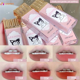 Leeinto Sweet Cloud Soft Mist Chocolate Lip Cream Lip Glaze ลิปสติกไม่จางหาย Whitening Matte Matte ราคาไม่แพงสำหรับนักเรียน veemm