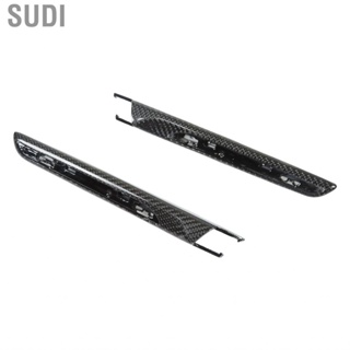 Sudi Car Body Air Outlet Frame  UV Carbon Fiber Scratch Resistant Protective Colorfast Side Vent Trim for Decoration