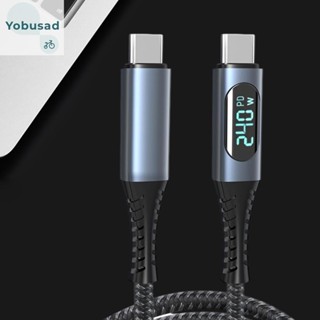 [Yobusad.th] สายชาร์จ USB 4.0 Type C 40Gbps 240W PD3.1 สําหรับ PS5 Switch