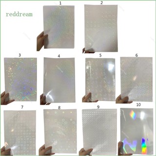 Redd ฟิล์มเคลือบลามิเนต รูปหัวใจ ผีเสื้อ กลิตเตอร์ สีแดง 8 27x11 69 นิ้ว