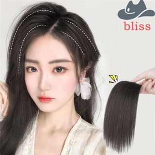 Bliss แผ่นวิกผมไฟเบอร์ธรรมชาติ แบบหนา อุณหภูมิสูง สําหรับผู้หญิง