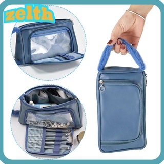Zelth กระเป๋าถือ กระเป๋าเครื่องสําอาง มีซิป คุณภาพสูง สําหรับเดินทาง