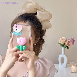 Standhappy ใหม่ กิ๊บติดผมหางม้า ผ้าชีฟอง รูปโบว์ สไตล์วินเทจ สําหรับผู้หญิง