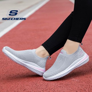 Skechers_ รองเท้าผ้าใบลําลอง ข้อสั้น ผ้าตาข่าย ระบายอากาศ แฟชั่นสําหรับผู้ชาย และผู้หญิง เหมาะกับการเล่นกีฬากลางแจ้ง ไซซ์ 36-45