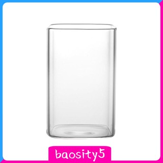 [Baosity5] แก้วน้ําบอโรซิลิเกตใส สําหรับใส่เครื่องดื่ม