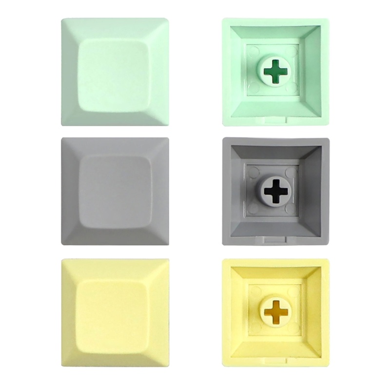 Camp 20PCS DSA Keycaps หนา PBT DSA 1U ความสูง Keycap เปล่าเสริมบุคลิกภาพ
