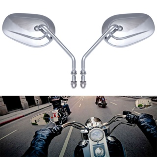 กระจกมองหลังสะท้อนแสง แบบนิ่ม ดัดแปลง สําหรับรถจักรยานยนต์ Harley XL883 1200 X48 Dinah Gliding Road King