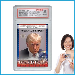 การ์ดเบสบอล Trump Playing Cards Trump Mugshot Collector Trading Card Trump Collectibles Trump Gifts Trump 2024 hjuth